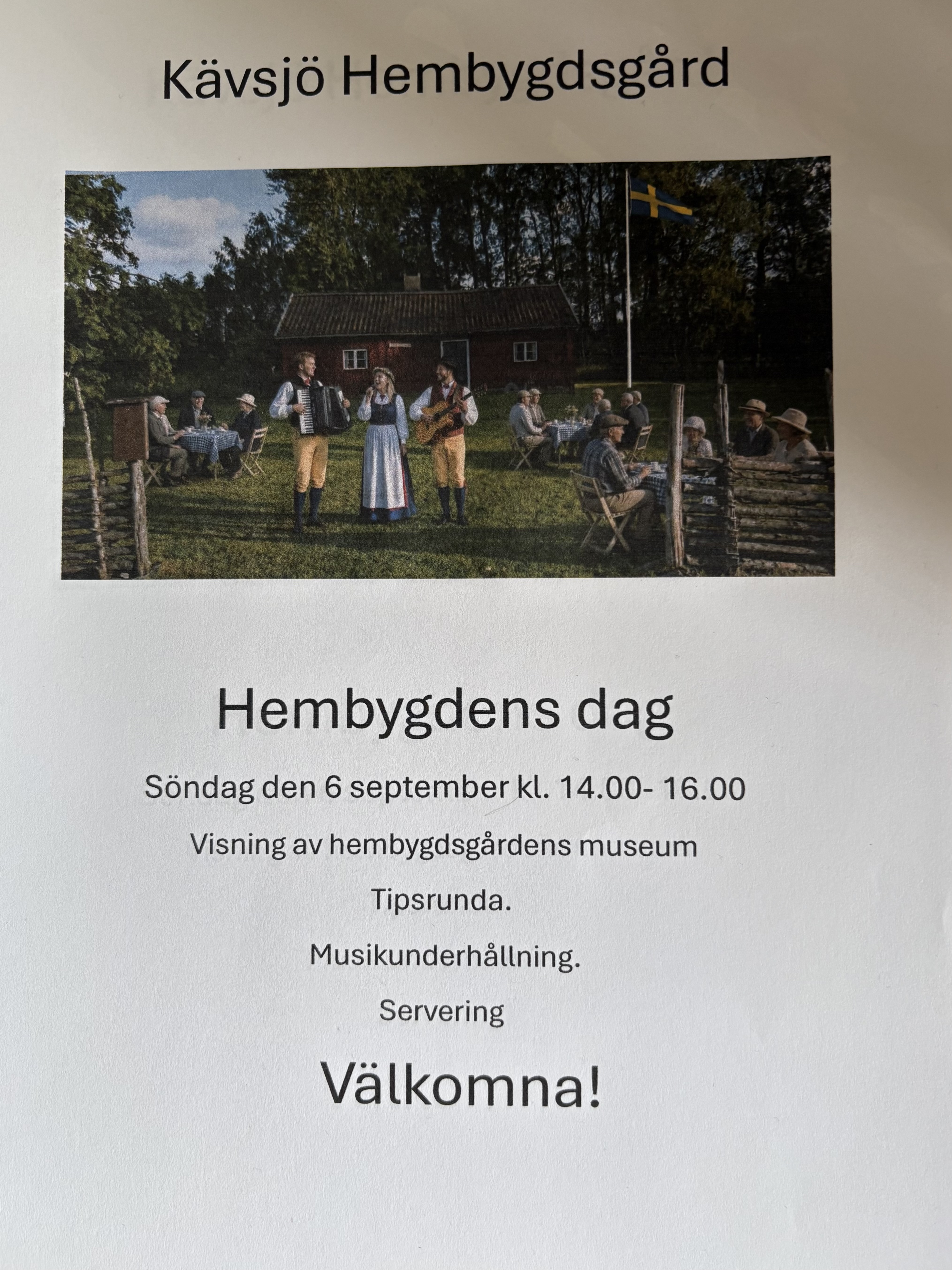 Hembygdens dag i Kävsjö