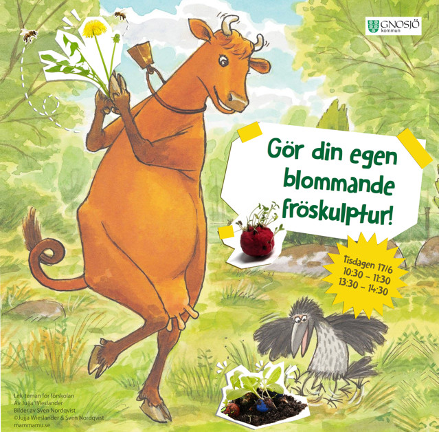 Workshop med Mamma Mu-tema